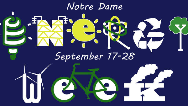 Energy Week Plus! raises awareness of major energy topics and issues important to Notre Dame