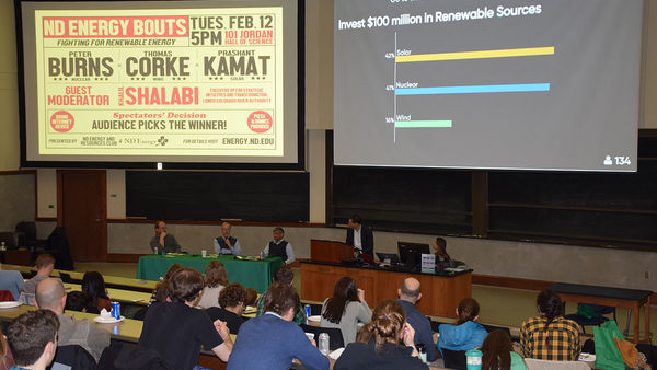Kamat wins the title for solar in the first-ever ND Energy Bouts: Fighting for Renewable Energy
