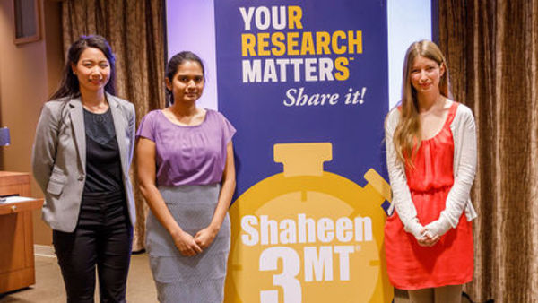 Three Engineering Finalists Join Growing Field in Build Up to Shaheen 3MT® Finals