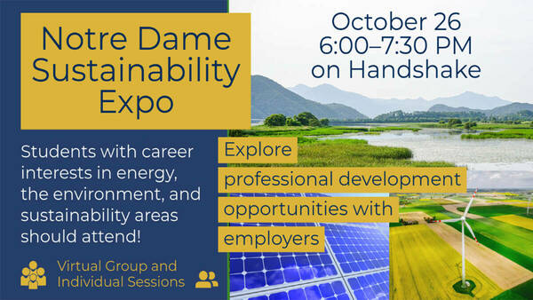 2021 Virtual Notre Dame Sustainability Expo