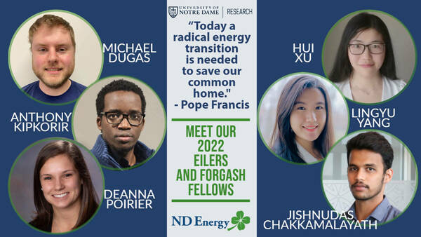 ND Energy announces 2022 Eilers and Forgash fellows