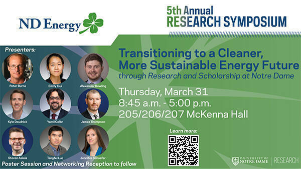 ND Energy research symposium to focus on transitioning to a cleaner, more sustainable energy future